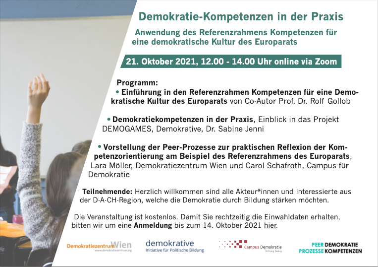Demokratie-Kompetenzen in der Praxis 21.10.2021