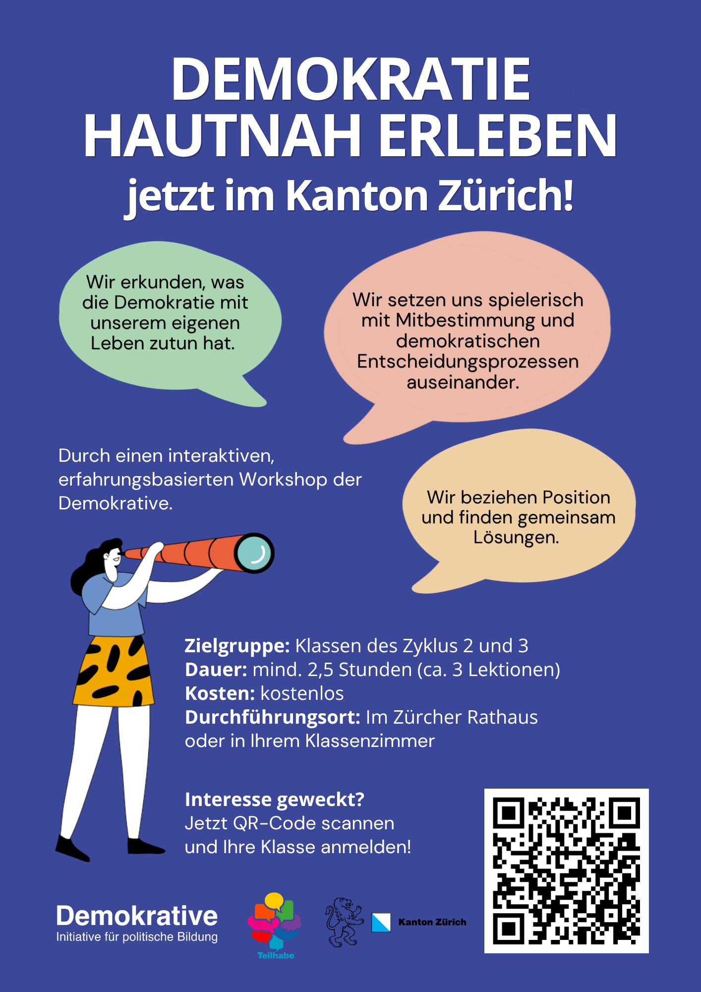 Demokratie hautnah erleben im Kanton Zürich!