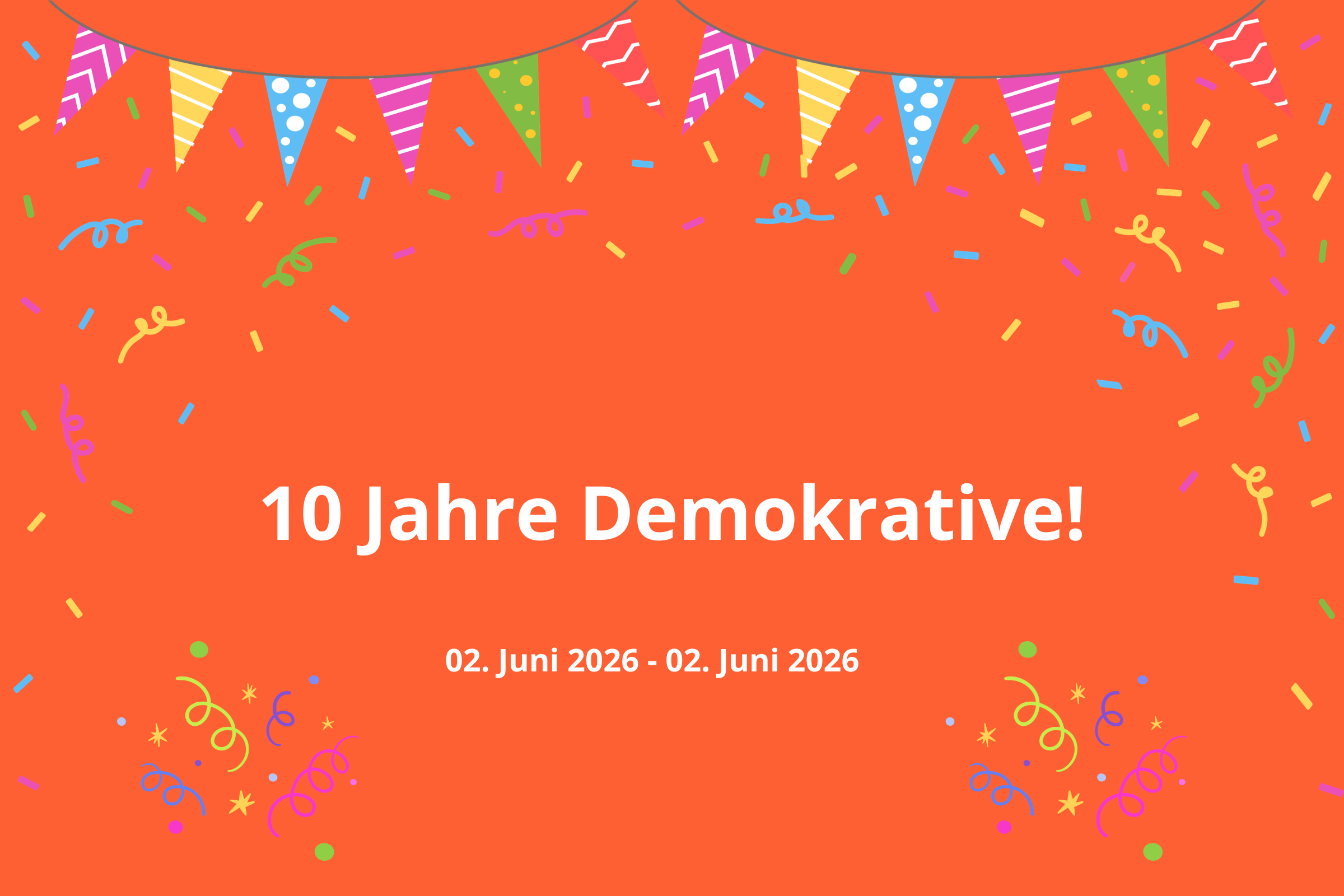 Wir feiern Geburtstag!